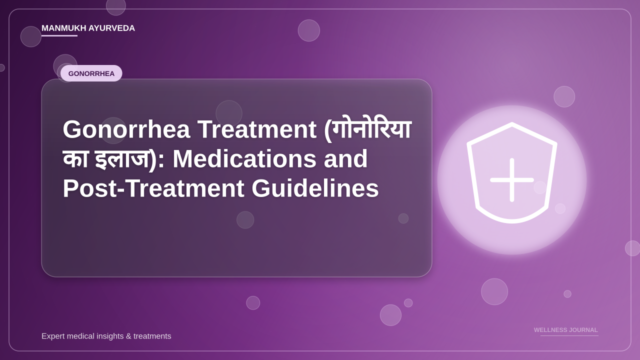 Gonorrhea Treatment (गोनोरिया का इलाज): Medications and Post-Treatment Guidelines