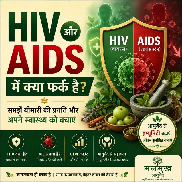 Translation missing: hi.HIV vs. AIDS: Demystifying the Disease Progression and Ayurvedic Immunomodulation