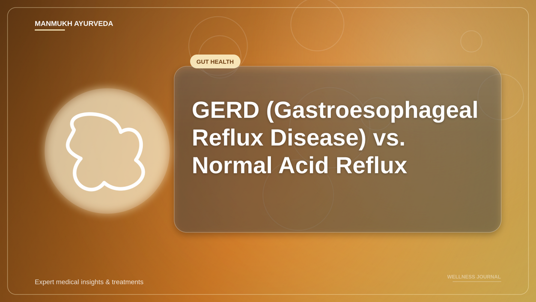 GERD (Gastroesophageal Reflux Disease) vs. Normal Acid Reflux