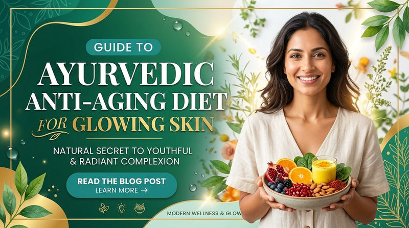 Translation missing: hi.A display of premium Ayurvedic Rasayana foods known for anti-aging, including pure cow's ghee, dates, almonds, and fresh pomegranates used to build cellular Ojas