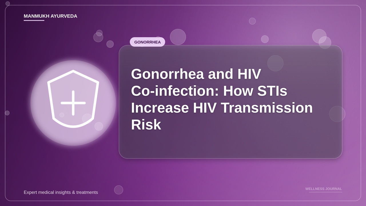 Gonorrhea and HIV Co-infection: How STIs Increase HIV Transmission Risk