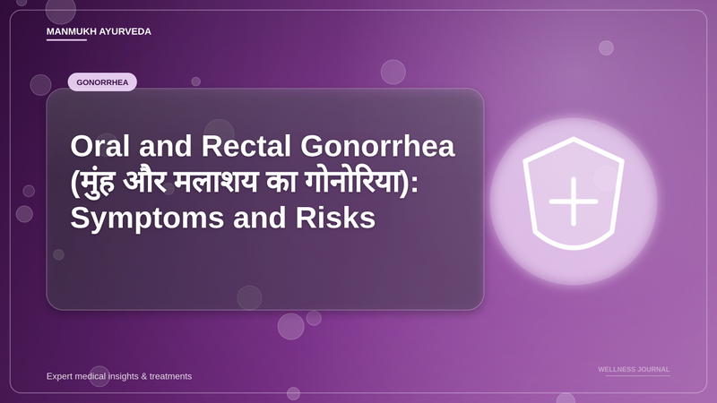 Translation missing: hi.Oral and Rectal Gonorrhea (मुंह और मलाशय का गोनोरिया): Symptoms and Risks