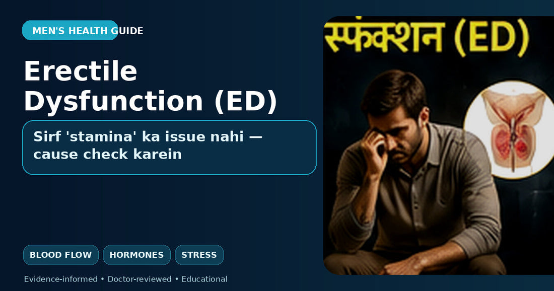 Erectile dysfunction causes hormones blood flow and stress guide