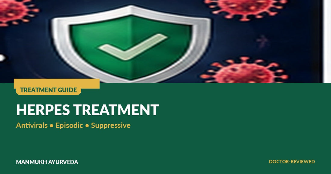 Herpes treatment - antiviral medicines episodic and suppressive therapy