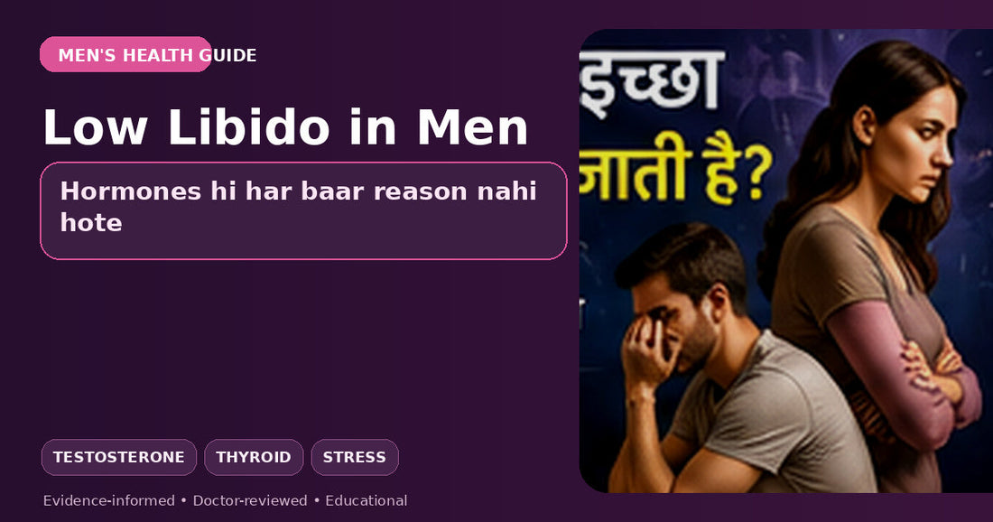 Low libido in men hormones thyroid stress and evaluation guide