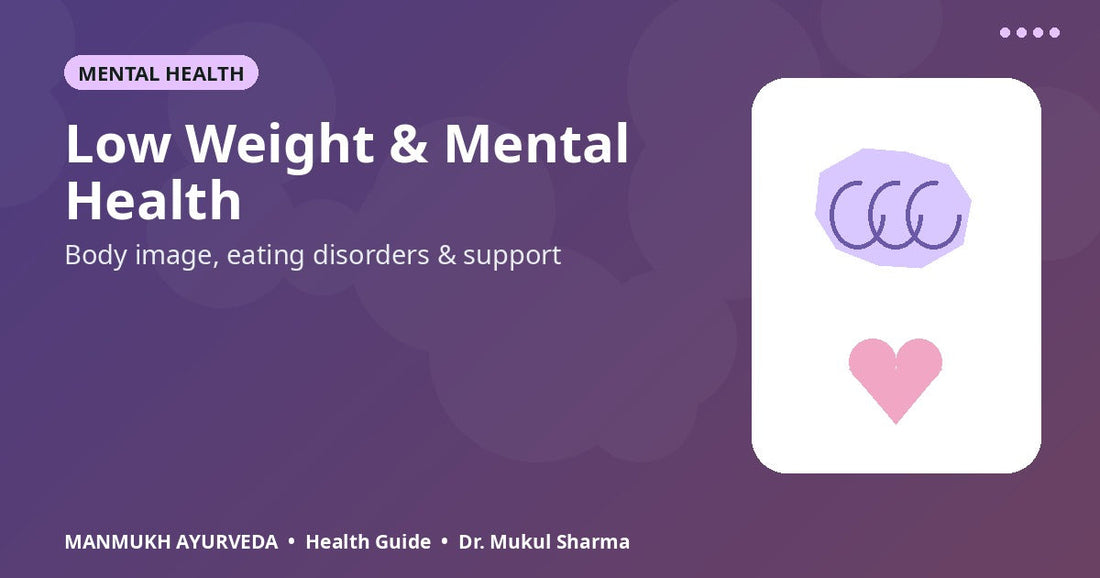 Low weight body image eating disorders and mental health support