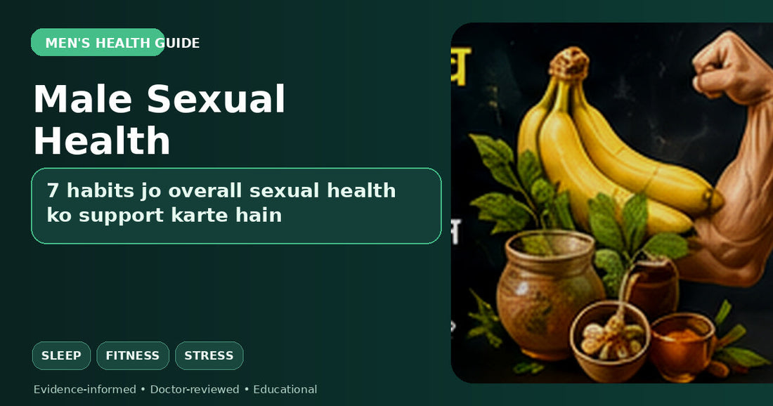 Male sexual health lifestyle sleep fitness and stress guide