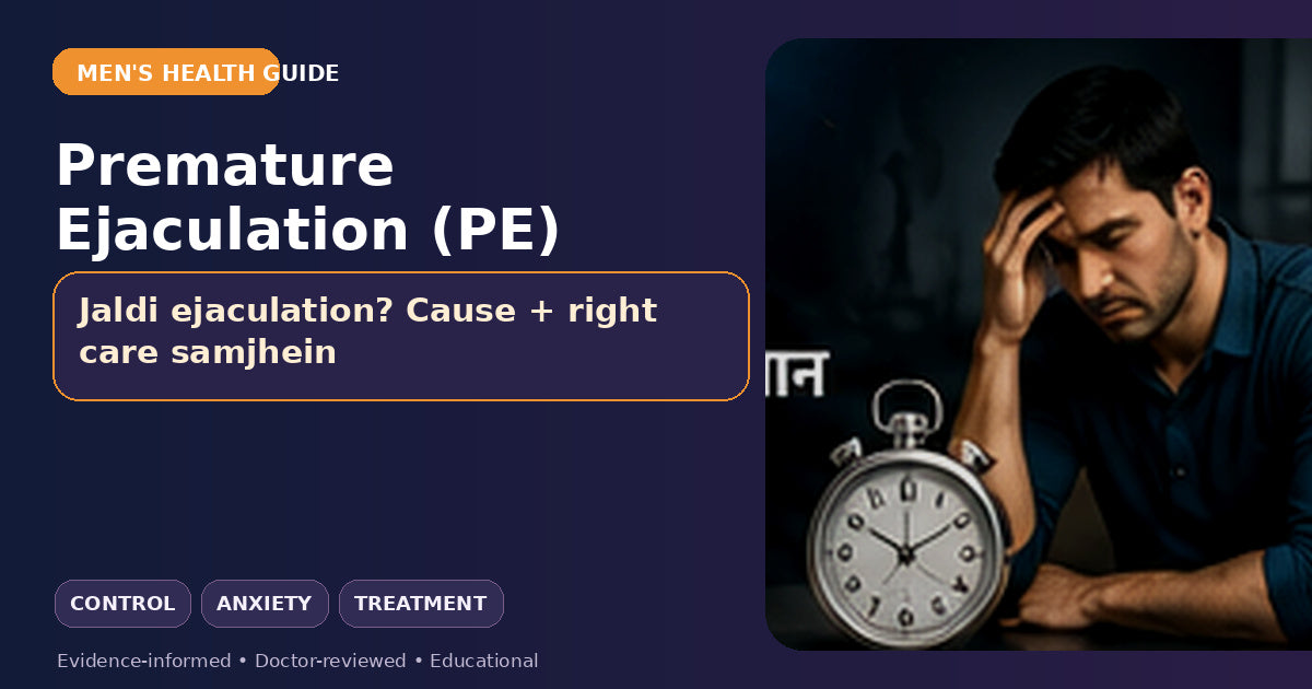 Premature ejaculation causes anxiety control and treatment guide