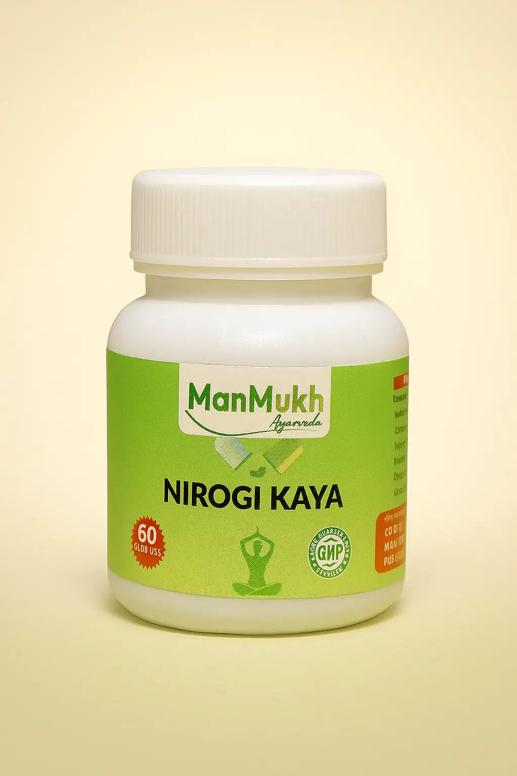 ManMukh Ayurveda Nirogi Kaya Capsule – product photo