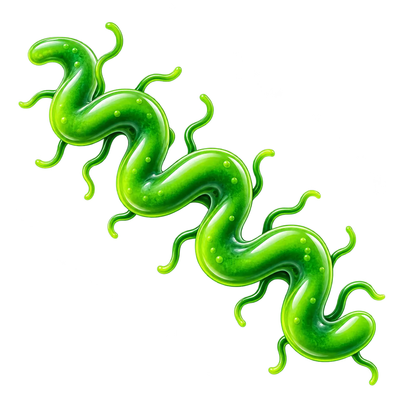 Bacterial Infection Visual medical illustration